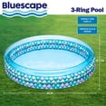 thumbnail image 5 of Bluescape Colorful Mermaid Print 3-Ring Inflatable Swimming Pool for Kids, Round, Age 2 & up, Unisex, 5 of 7