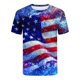 thumbnail image 5 of Tops para hombre, blusas y camisas de manga corta con cuello redondo para hombre, jersey informal con cuello redondo estampado para hombre, pantalones cortos deportivos para fitness, blusa de poliéste, 5 of 5
