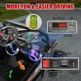 thumbnail image 5 of VIBESPARK 24V 2 Seater Ride on Toys UTV with Remote Control, Electric Ride on Cars for Kids, Power Car Wheels, Colorful LED Lights, Bluetooth, Storage Space, Black, 5 of 9