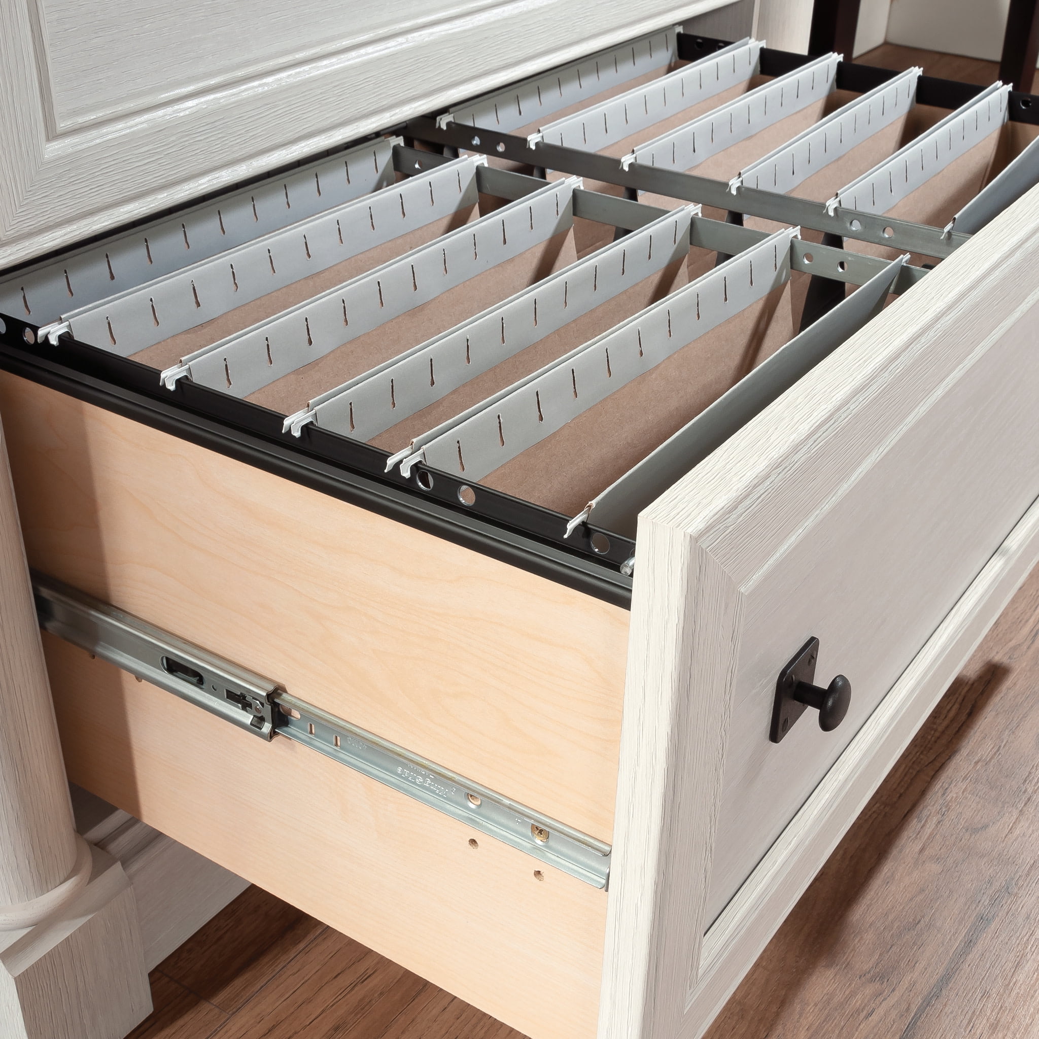 Sauder Palladia Filing Cabinet, Glacier Oak Finish