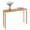 Natural, variant on ELLEGNT 48" Wood Console Table - Modern Farmhouse, Thickened Top, Solid Wood Legs, Behind Couch, White