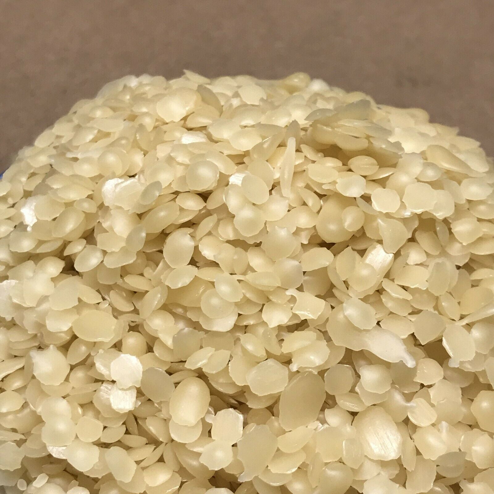 4 lb 100% Pure Natural Cosmetic Grade Yellow Beeswax Pellets for Candle Making