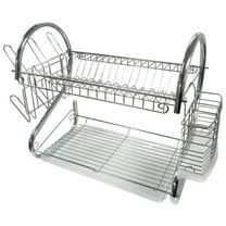 Better Chef 22" 2-Level Chrome-Plated S-Shaped Dish Rack