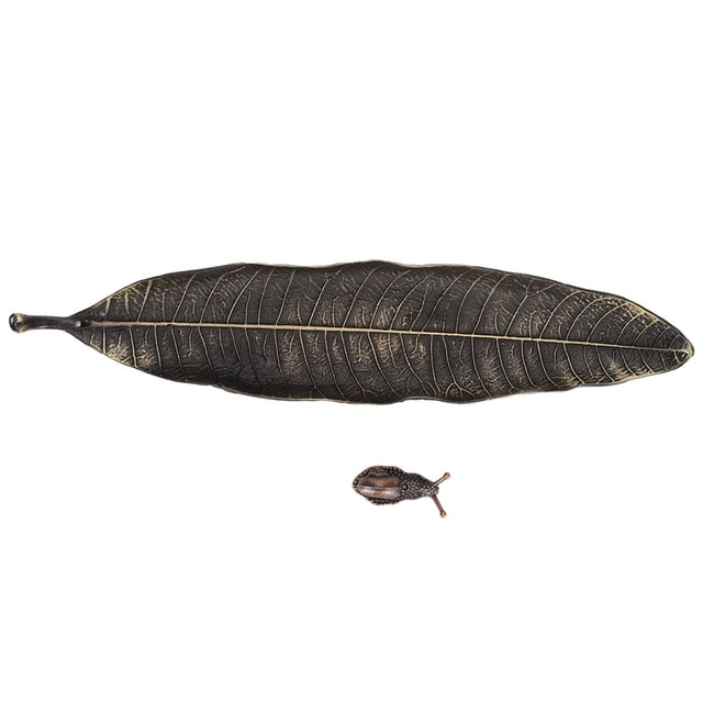 Varitas de incienso con forma de hoja de caracol de sándalo para decoración del hogar, sala de té, adornos