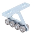 thumbnail image 4 of Chariot de Levage pour Installation de Palan électrique, Ensemble de Chariot à Rouleaux, Ensemble de Chariot à 8 Roues, Ensemble de Poulie de Type T Argenté pour Canal de Support Plus Grand, 4 of 8