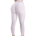 thumbnail image 1 of Pantalones de yoga de cintura alta para mujer Control de barriga Adelgazante Leggings texturizados para correr Entrenamiento Ruched Butt Lift Pants Ormromra WMZL-864-10, 1 of 4