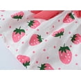 thumbnail image 5 of EnJoCho Girls Retro Style Dress Girls' Printed Spaghetti Strap Sundress Toddler Baby Kids Girls Sleeveless Fruit Heart Summer Princess Dress Clothes, 5 of 8