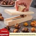 thumbnail image 5 of Wooden Chestnuts Opener, Chestnut Cutter Tool, Handheld Nut Crackers Tool, Kitchen Chestnut Shell Remover, Easy Nut Opener Tools, Multifunctional Open Clip Manual Peeling, 5 of 9