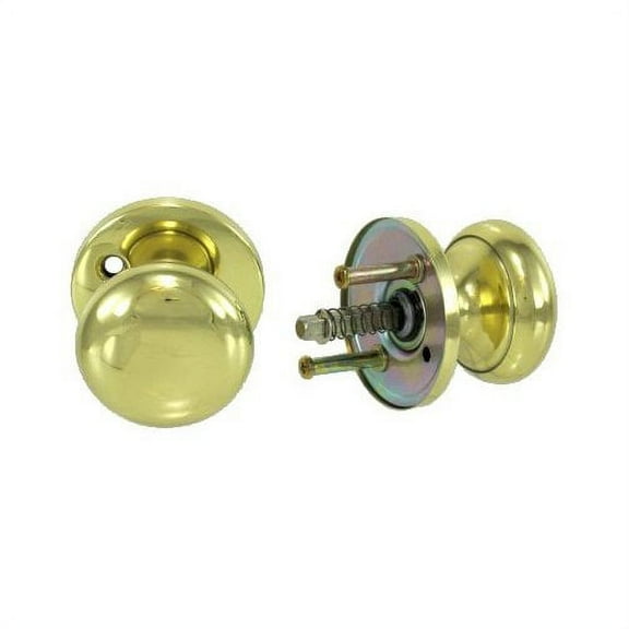 Solid Brass Knob and Rosette Assembly Kit