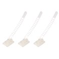 thumbnail image 3 of Matsuzay 100 piezas de bridas para cables, organizador de cables para ordenador de sobremesa, sujetadores de cables para electrodomésticos, Almacenamiento y organización del hogar Blanco, 3 of 6