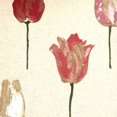 thumbnail image 3 of Pillow Decor Albany Tulips 22x22 Throw Pillow Floral Pink Cream Cotton Blend, 3 of 3