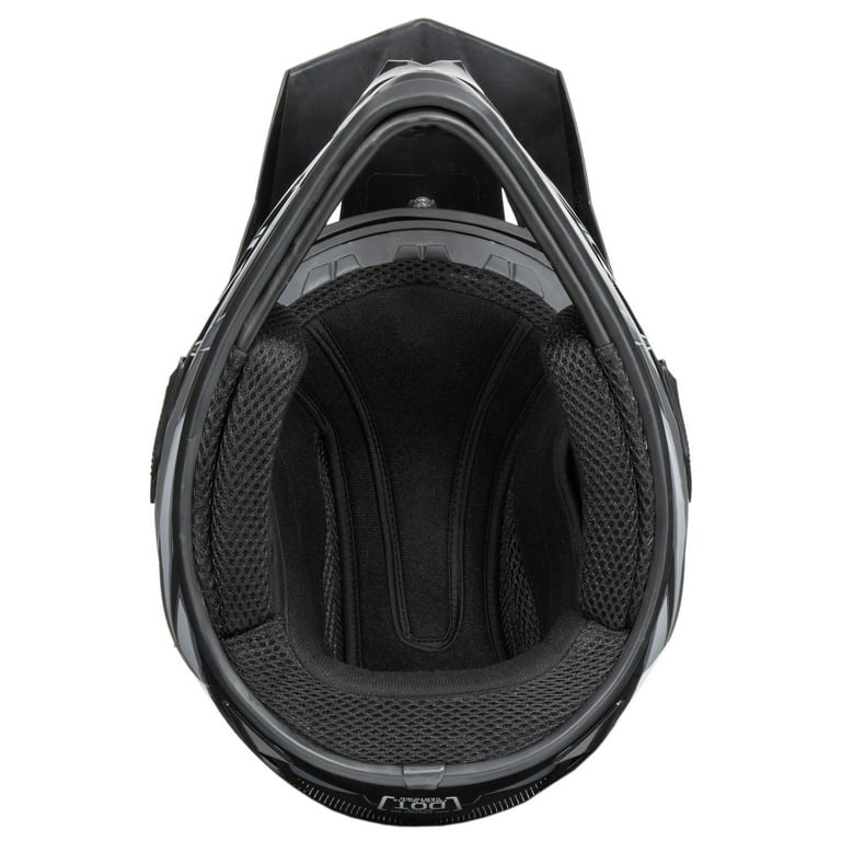 Adult Frenzy Off Road Helmet, Black/Grey, Large - Walmart.com