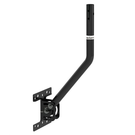 Radome Mast Mount - UBesGoo Leadzm Adjust Universal Mast Attic TV Antenna J Pole Mount Outdoor Bracket US