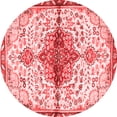 thumbnail image 1 of Ahgly Company Indoor Round Persian Red Traditional Area Rugs, 4' Round, 1 of 4