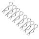thumbnail image 5 of Clips R De Acero Inoxidable, Clips De Carrocería De Coche RC De Repuesto De Instalación Sencilla Para Coche De Control Remoto 1/12 ANGGREK RC Car R Clips, 5 of 8