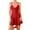 Wine Nightgowns for Women, variant on ylioge Womens Lace Nightgowns Trendy V Neck See-Through Mini Dresses Ladies Lightweight Solid Color Spaghetti Strap Sleepshirts