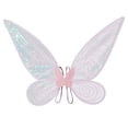 thumbnail image 1 of Alas de hadas transparentes brillantes, alas de mariposa para disfrazarse, alas de ángel para niñas, para Halloween, fiestas de disfraces, cosplay, 1 of 3