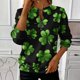 thumbnail image 2 of Camisetas de Otoño para las Mujeres Cuello Redondo Suelto Manga Larga Superior, Sudadera de Moda Mujeres Sudadera Casual para Primavera Invierno, 2 of 5