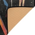 thumbnail image 3 of Yayeee Area Rugs for Living Room 5.2'x4' Indoor Non Slip Washable Bedroom Carpet, Colorful Skeleton Sun, 3 of 6