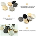 thumbnail image 6 of 50 Pcs Metal Coat Buttons Sewing Buttons Coat Sewing Button Overcoat Button Jean Button Round Buttons Men and Women, 6 of 6