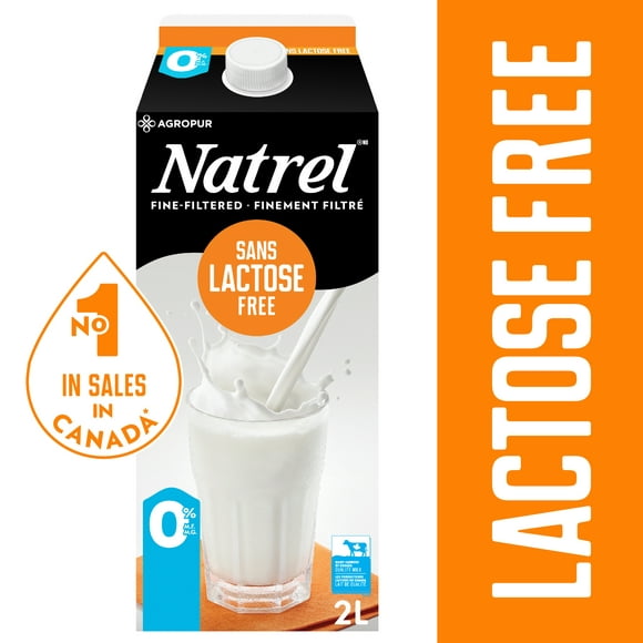 Natrel Lactose Free Fat Free Skim 0%, 2 L