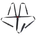 thumbnail image 3 of Paquete de 2 cinturones de seguridad ajustables para bebés, arnés de 5 puntos, correas para silla alta, soporte universal para cinturón seguro para cochecito de niños, cochecito de bebé (neg, 3 of 5