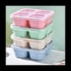 thumbnail image 2 of Contenedores para Refrigerios Reutilizables 4 Compartimentos Divididos Caja de Refrigerios Bento Recipientes para PreparacióN de Comidas con Refrigerios, Frutas, Nueces y Dulces, 2 of 6