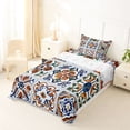 thumbnail image 5 of Erosebridal Vintage Floral Pattern Twin Sheet Sets,Retro Boho Aesthetic Art Bedding For Men Women 3 Pieces, 5 of 6