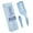 Blue Two piece set, variant on SDFGTstore Volumizing Hair Comb for Natural Curls Curls Defining Comb Easy Grip and Long Lasting Hairdressing for Men and Women
