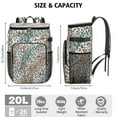 thumbnail image 3 of Travel Cooler Bag - Leopard and Tiger Pattern Camping Beer Cooler Backpack with Bottle Opener- Waterproof Insulated Picnic Backpacks - Cooler Bag for Beach, 3 of 6