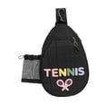 thumbnail image 4 of guohui Tennis Racket Shoulder Bag Badminton Racquet Bag Portable Water Resistant Racket Black, 4 of 8