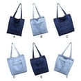 thumbnail image 3 of Youkk Fine Stitching Handbag Stylish And Trendy For Fashionable Individuals Strong Handle Shoulder Bags Style 3 light blue, 3 of 6
