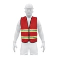 thumbnail image 1 of Chaleco De Seguridad Con Cierre Rojo TRUPER CHS-600R, 1 of 2