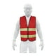 thumbnail image 1 of Chaleco De Seguridad Con Cierre Rojo TRUPER CHS-600R, 1 of 2