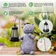 thumbnail image 4 of Figuras de gato para jardín al aire libre con linterna solar - Divertida lámpara solar impermeable de gato, decoración de jardín para exteriores, balcón, patio, regalos, 4 of 5