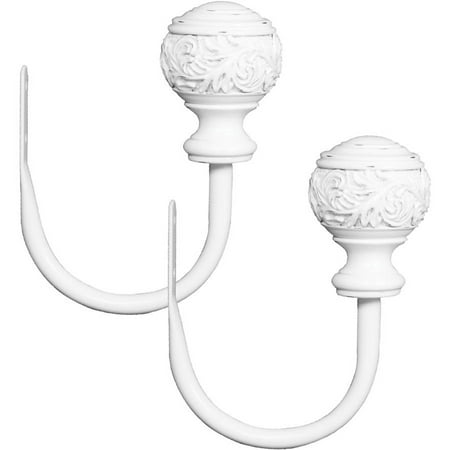 Bali Vintage Knob Curtain Holdbacks Vintage White Walmart Com
