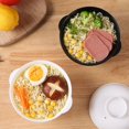 thumbnail image 6 of Microwave Ramen Bowl Instant Noodle Bowls With Lid N4O8, 6 of 9