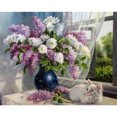 thumbnail image 1 of 5D DIY Full Drill Round Pinte Kit Del Arte Craft 60x50cm, 1 of 9