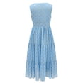 thumbnail image 7 of Ierhent Womens Dresses Casual Dresses for Women Summer Casual Boho Dress Floral Print Ruffle Sleeve Midi Beach Dresses(Blue,3XL), 7 of 7