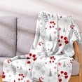 thumbnail image 3 of LSLJS Christmas Throw Blanket Holiday Throw Blanket, Christmas Flannel Printed Blanket New Office Nap Blanket Fleece Blanket Leg Blanket Warm Sofa Blanket, 3 of 3