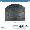 thumbnail image 2 of Minuteman CFB-16 Welcome Cast Iron Fireback, 2 of 2