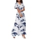 thumbnail image 5 of vestidos de verano para mujer vestidos maxi casuales de manga corta lindos vestidos maxi florales vestidos de invitados de boda vestidos fluidos de gasa azul real / s, 5 of 8