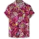 thumbnail image 3 of Camisa hawaiana con estampado 3D de flores a la moda para hombre, camisetas de manga corta con solapa, blusa con botones y estampado de animales de estilo callejero de Harajuku, 3 of 4