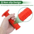 thumbnail image 4 of Unique Bargains 7/8" 22mm 15/16" 24mm Motorcycle Hand Grips Cover Kit Non Slip TPR Handlebar Grips for Motorcycle Scooter Bicycle ATV 1 Set Red, 4 of 7
