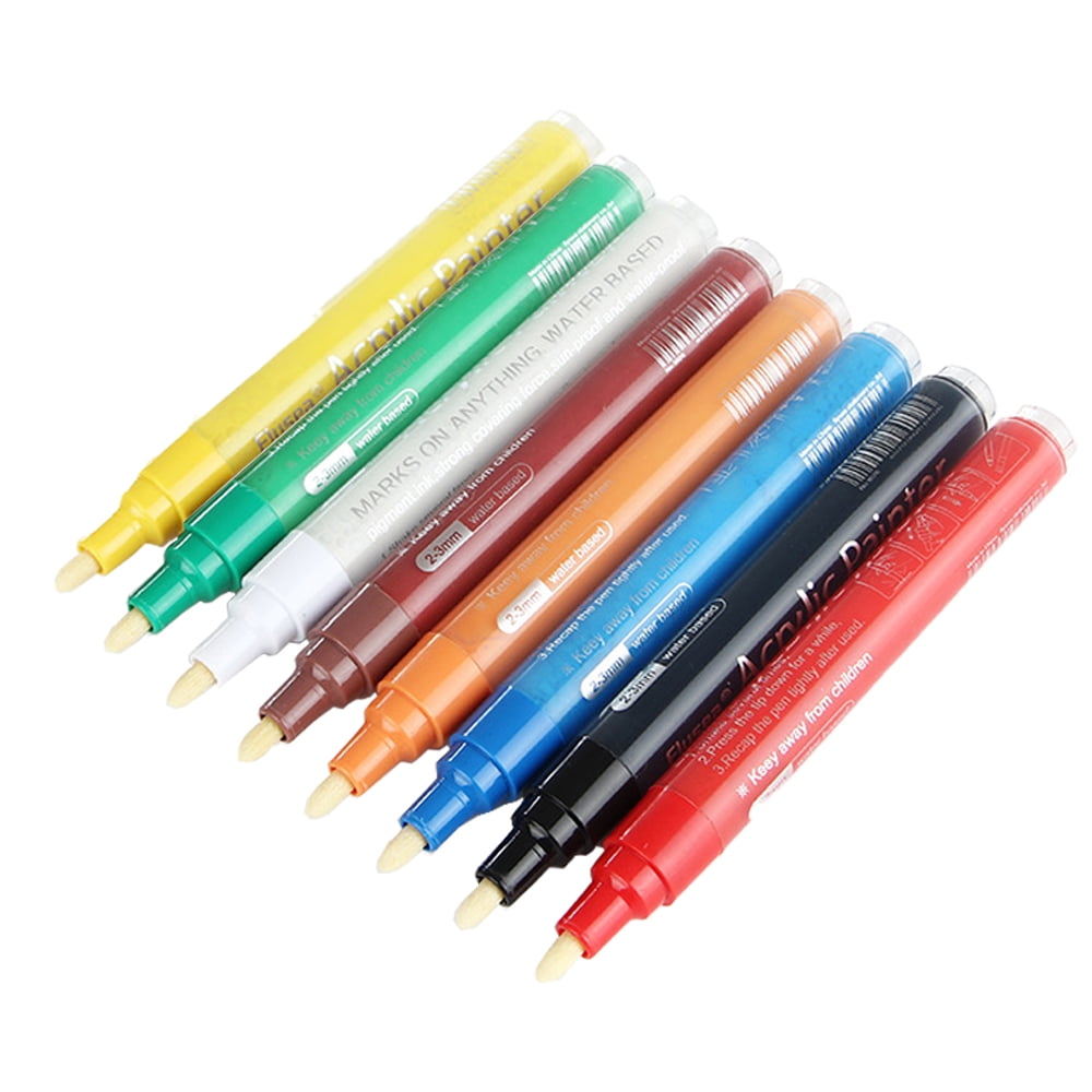 MarkersPack of 8 Wine Glass Marker Pens