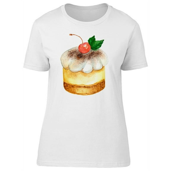 Cupcake With Cherry On Top T-Shirt Women -Image by Shutterstock, Female XX-Large