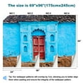 thumbnail image 3 of Peel and Stick Wallpaper Canvas traditional indian rustic style madhya pradesh state india indian Modern Art Wall Mural Decor Self Adhesive and Removable 69in x 98in, 3 of 6
