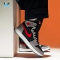 thumbnail image 1 of N I-K-E A i r-Jor-dan 1 AJ1 Zoom CMFT Black Red Cement Grey Shoes DV1307-060, 1 of 6