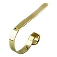 thumbnail image 2 of Festival Christmas Stocking Hook Fireplace Metal Hanger Grip Party Supplies Gold, 2 of 5