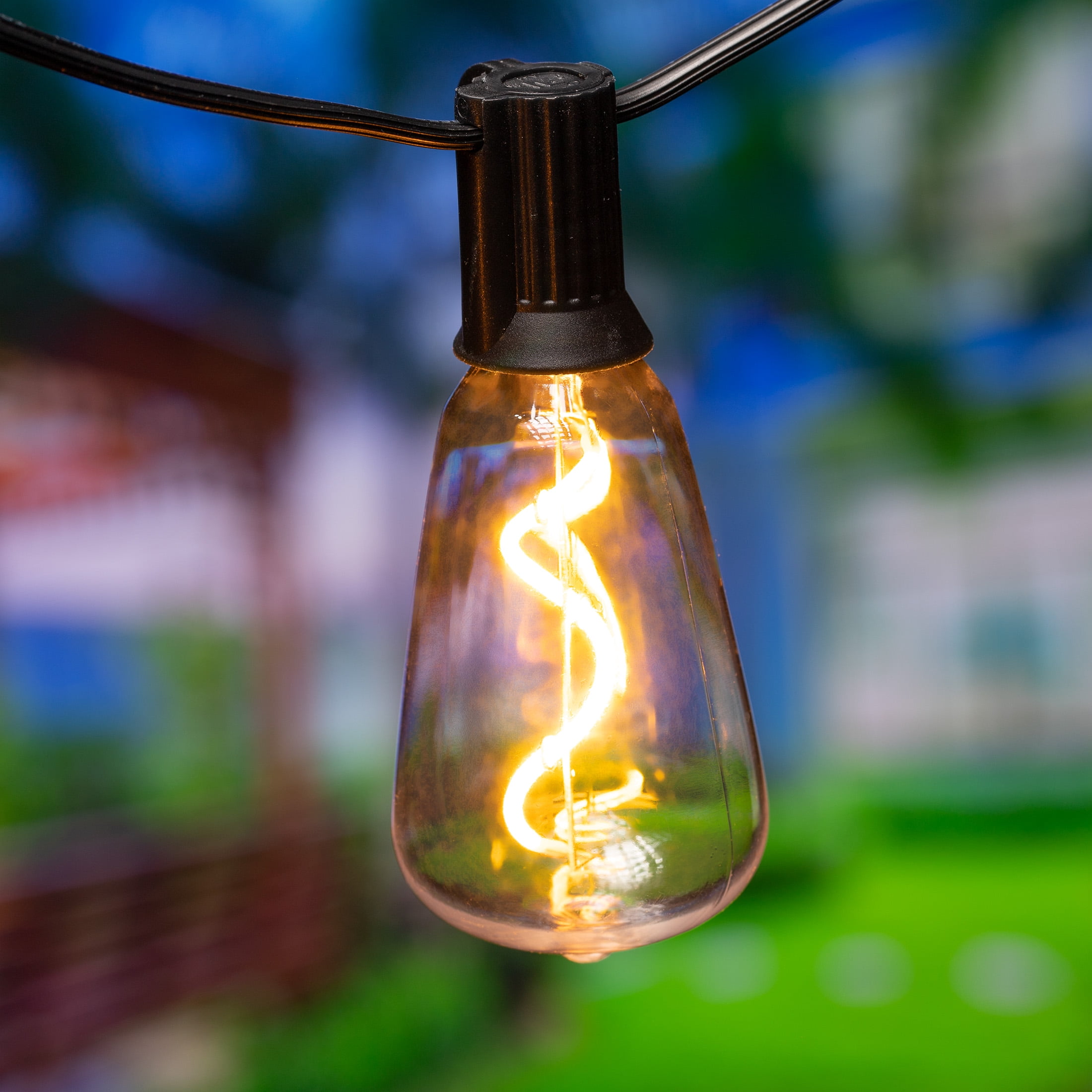 Better Homes & Gardens 24' 12W Vintage Warm White Spiral LED Plug-in String Light (1 Pack)